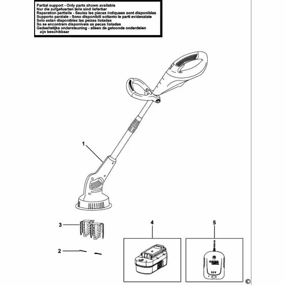 Black & Decker GXC1000  Discontinued  Spare Part Type: H2