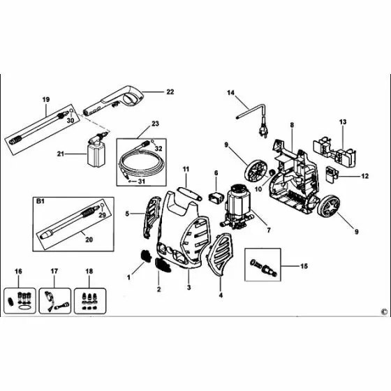 Black & Decker PW1500  Discontinued 000000-20 Spare Part Type: 1