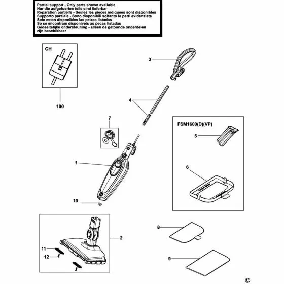 Black & Decker FSM1500  CONTAINER 1004538-03 Spare Part Type: 1