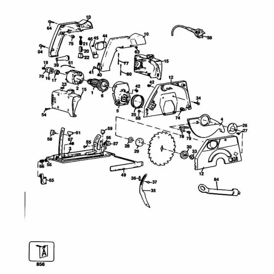 Black & Decker BD228 Spare Parts List Type: 1