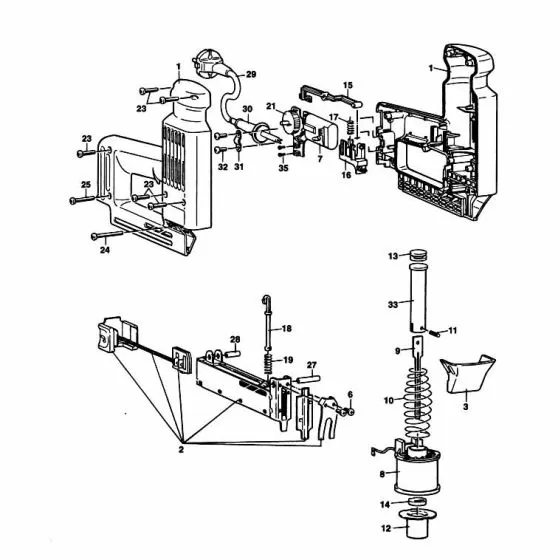 Black & Decker SR190E Spare Parts List Type: 1