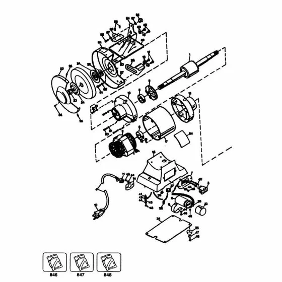 Black & Decker P7518A Spare Parts List Type: 1