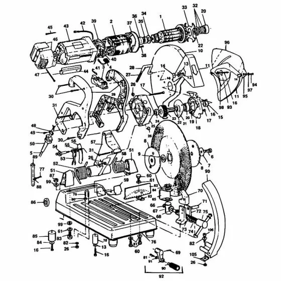 Black & Decker P3201 Spare Parts List Type: 1