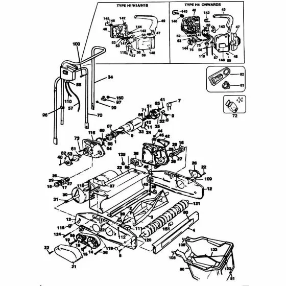 Black & Decker GB201  Discontinued  Spare Part Type: H1A