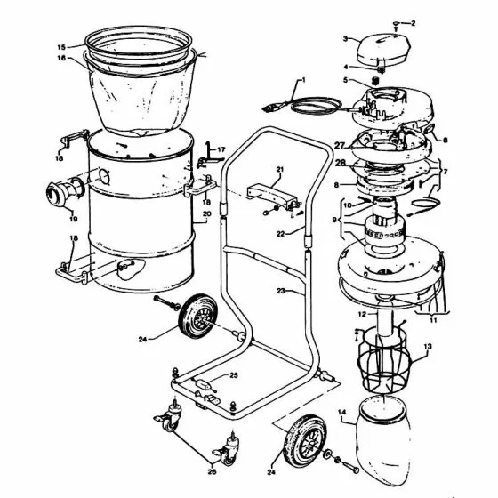 Black & Decker WD65 Spare Parts List Type: 1