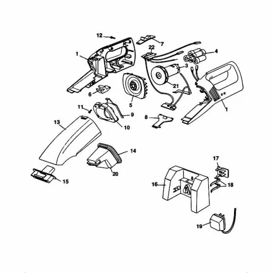 Black & Decker CFV1200  Discontinued 000000-00 Spare Part Type: 1