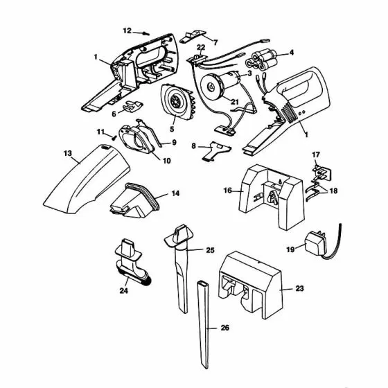 Black & Decker DB4500  Discontinued 000000-00 Spare Part Type: 1