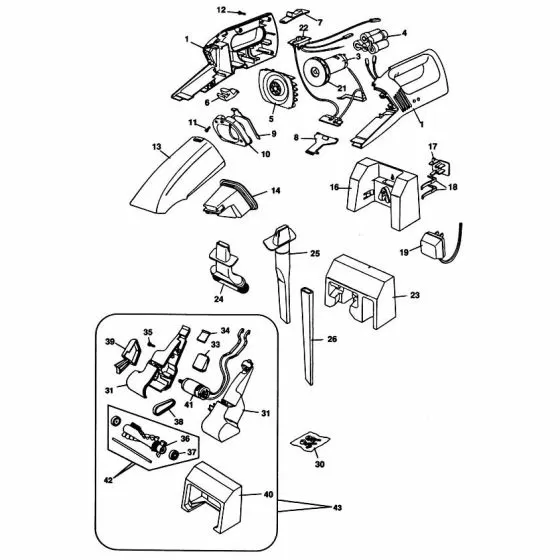 Black & Decker DB5500  Discontinued 000000-00 Spare Part Type: 1