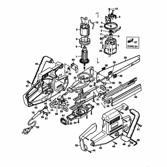 Black & Decker BD380E  Discontinued  Spare Part Type: 42036