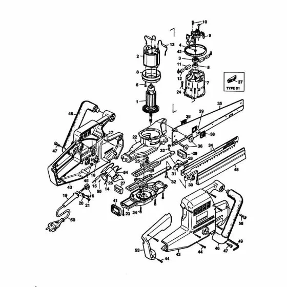 Black & Decker BD380  Discontinued 31-368470-00 Spare Part Type: 42036