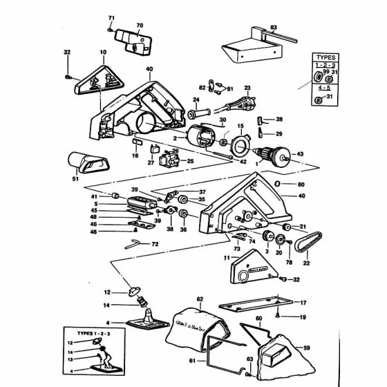 Black & Decker BD710 Spare Parts List Type: 1