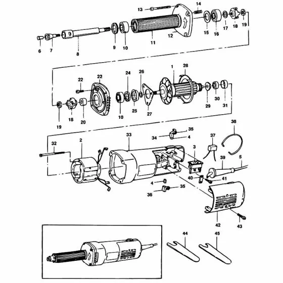 Black & Decker P7801 Spare Parts List Type: 1