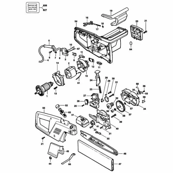 Black & Decker D40KS  Discontinued 000000-00 Spare Part Type: 1