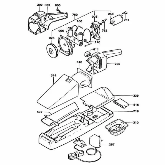 Black & Decker 937  CONNECTOR 739084-00 Spare Part Type: 1