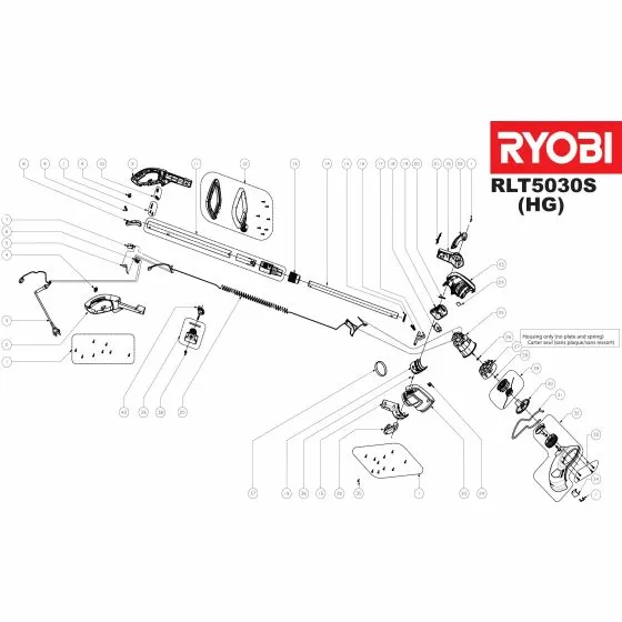 Ryobi ELT4235 GUARD ELT4235  8070800001 Spare Part