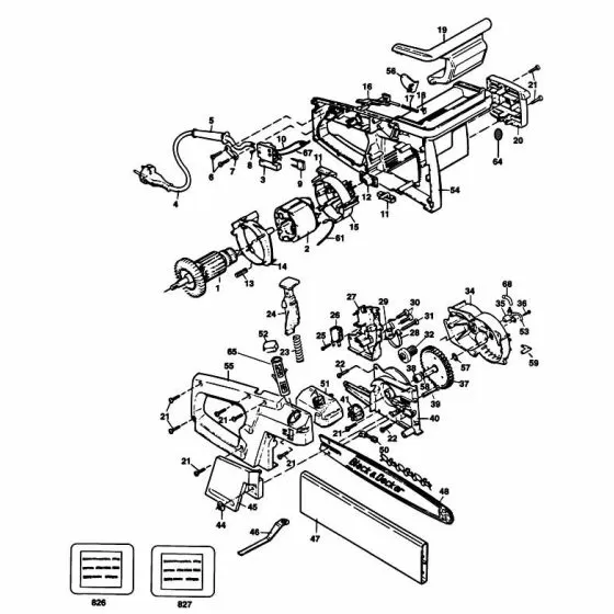 Black & Decker CS30  Discontinued 000000-00 Spare Part Type: 1