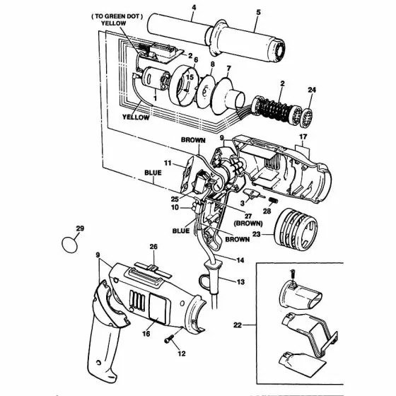 Black & Decker BD1666  Discontinued 000000-00 Spare Part Type: 1