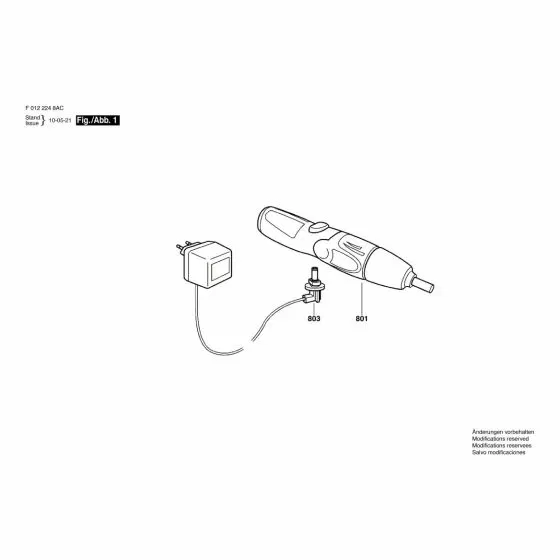 Skil 2248 Spare Parts List Type: F 012 224 8AC 4.8V LAM