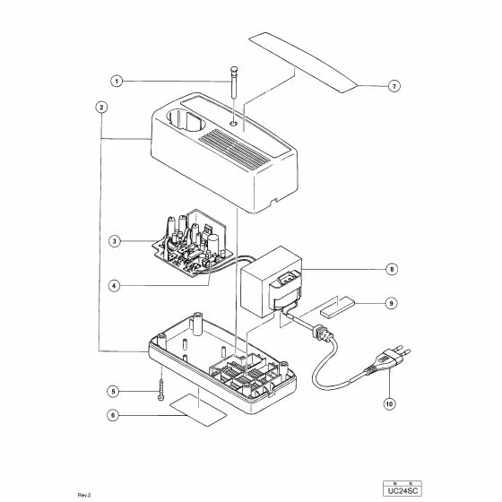 Hitachi UC24SC Spare Parts List