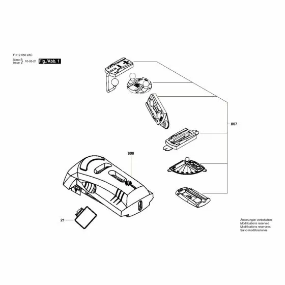 Skil 502 Spare Parts List Type: F 012 050 2AC 220V LAM