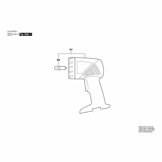 Skil 2890 Spare Parts List Type: F 012 289 000 18V USA