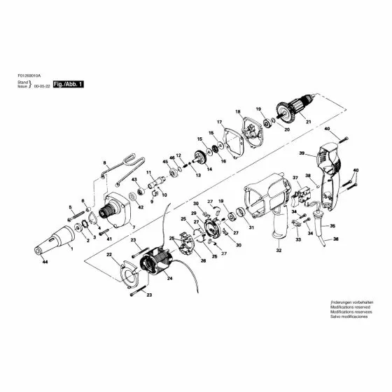 Skil 6901 Spare Parts List Type: F 012 690 10A 120V USA