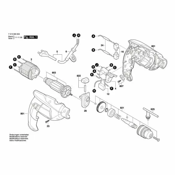 Skil 6002 Spare Parts List Type: F 015 600 204 230V EU