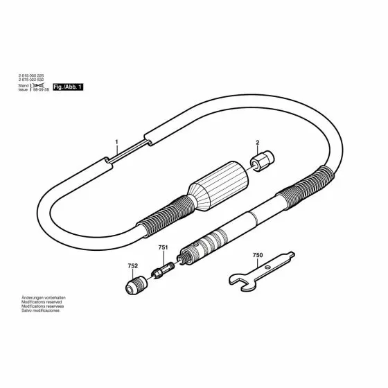 Dremel Dremel Tool Show in Illustration Collet 1/32" Spare Part Type: 2 615 000 225