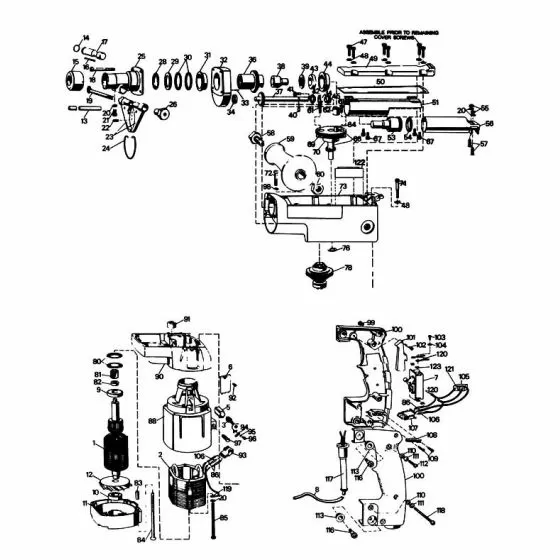 Black & Decker P8032 Spare Parts List Type: 5