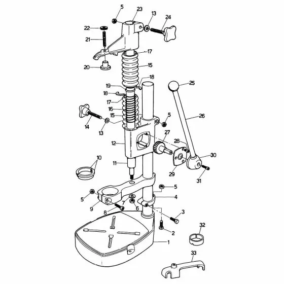 Black & Decker P9102 Spare Parts List Type: 1