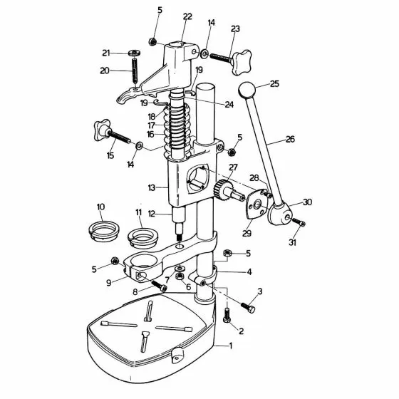 Black & Decker P9101 Spare Parts List Type: 1