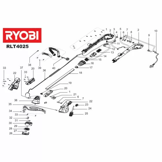 Ryobi ELT1040 Type: 1 ADAPTER  93097035 Spare Part