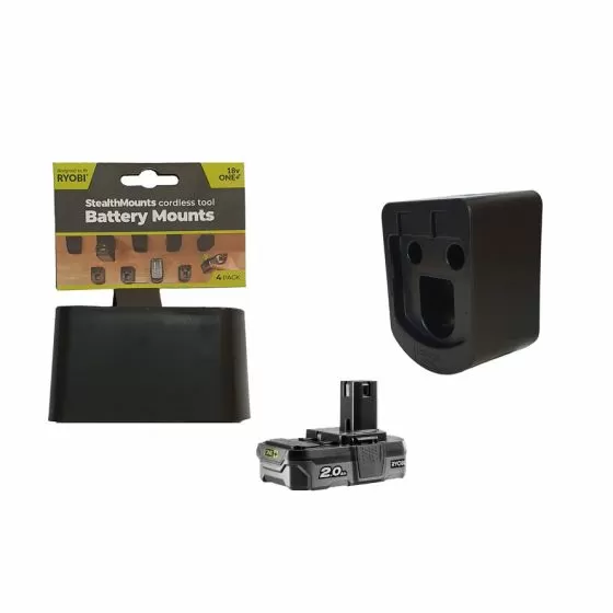 Ryobi 18v Battery Mounts (Single)