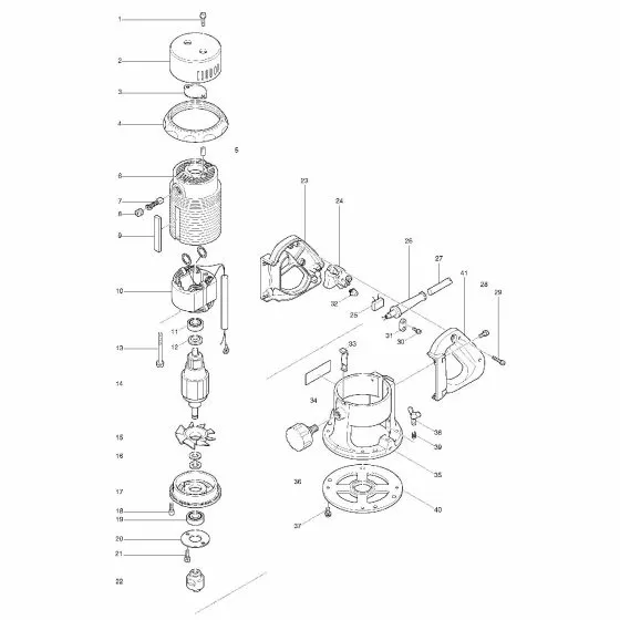 Makita 3601B COMPRESSION SPRING 7 231005-1 Spare Part