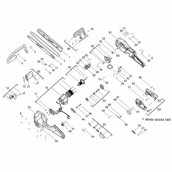 Buy A Milwaukee M18 FCHS-121B HANDLE  4931465953 Spare Part Serial 4000467837