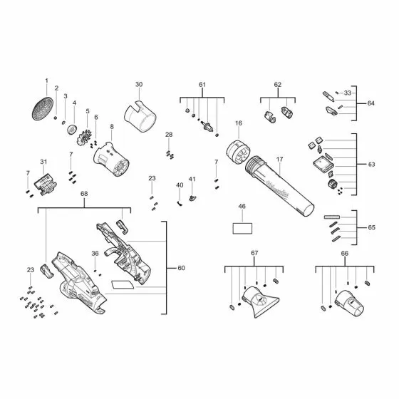 Buy A Milwaukee M18 F2BL  Spare part or Replacement part for Your Chainsaw and Fix Your Machine Today