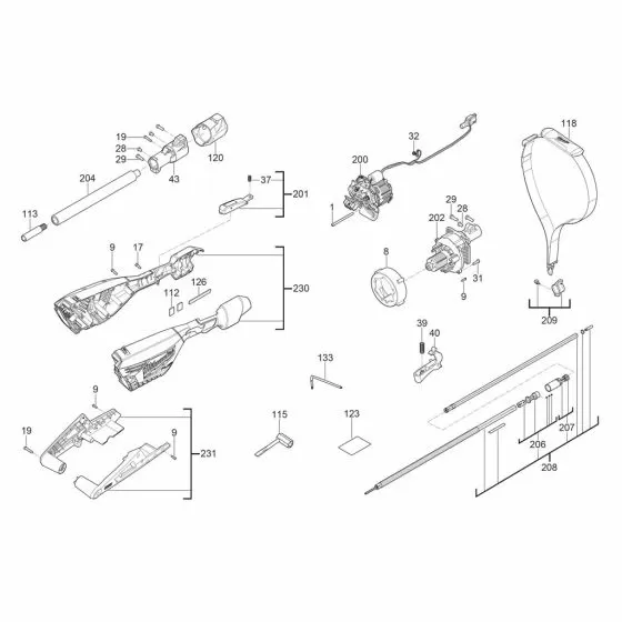 Buy A Milwaukee M18 FTPS30 Spare part or Replacement part for Your Telescopic Pole Saw 30CM and Fix Your Machine Today