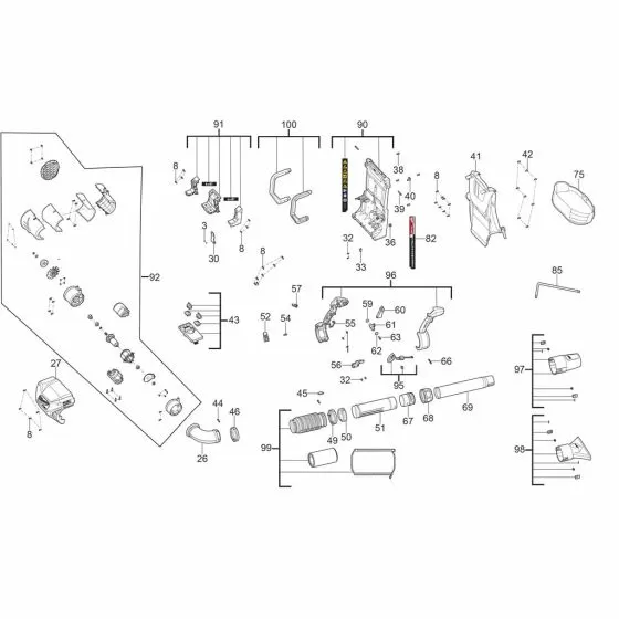 Buy A Milwaukee M18 F2BPB Spare part or Replacement part for Your Backpack Blower and Fix Your Machine Today