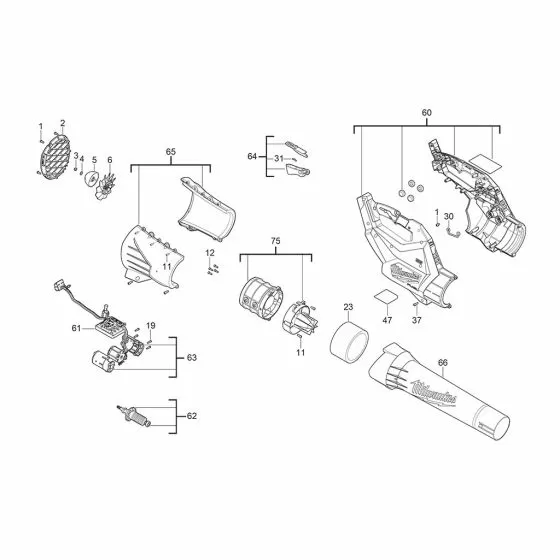 Buy A Milwaukee M18 FBLG3 SPRING PLATE  4931452341 Spare Part Serial 4000503322