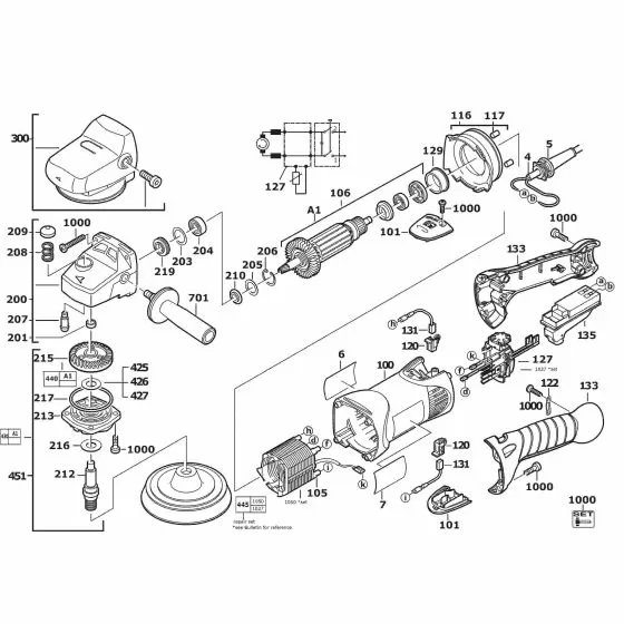 AEG PE150 AIR DEFLECTOR RING  4931378135 Spare Part Serial No: 4000432500