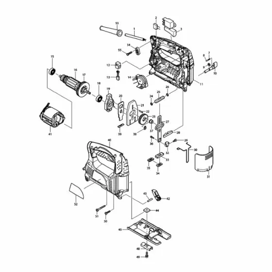 Buy A Makita 4328 BRUSH HOLDER CB-13-20 BO3710/1 4328 B-515719-3 Spare Part and Fix Your Jigsaw (Cordless) Today