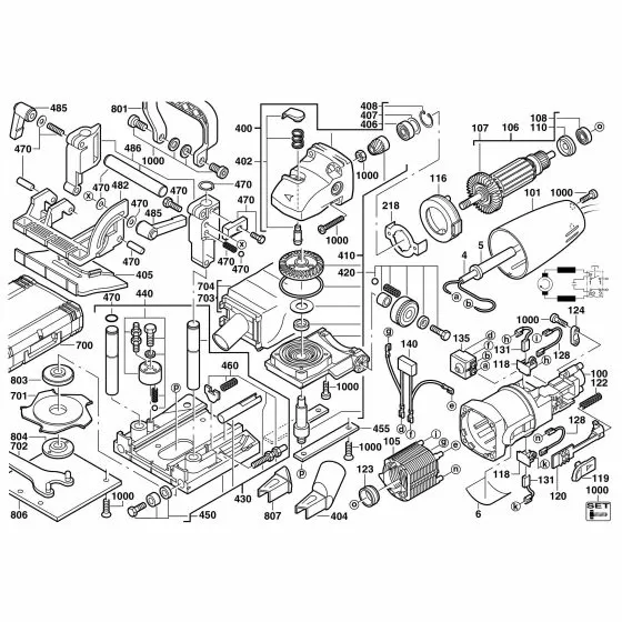 Milwaukee PJ 710 Spare Parts List Type: 4000378876