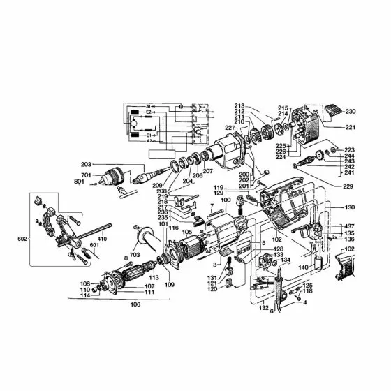 Milwaukee B2E16RLD Spare Parts List