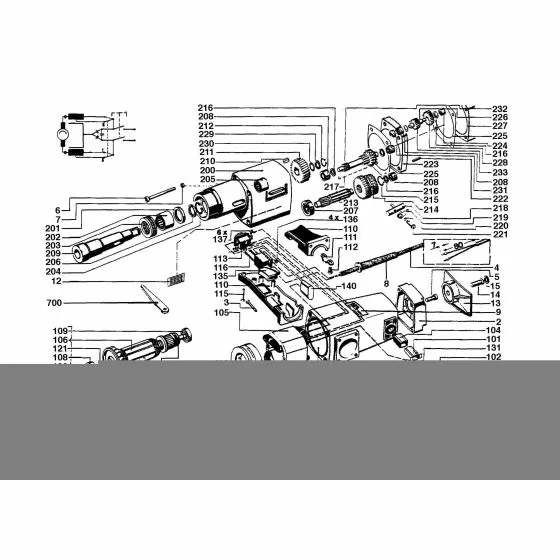 Milwaukee B4-32 SPEED INDIC.PLATE 4931228524 Spare Part