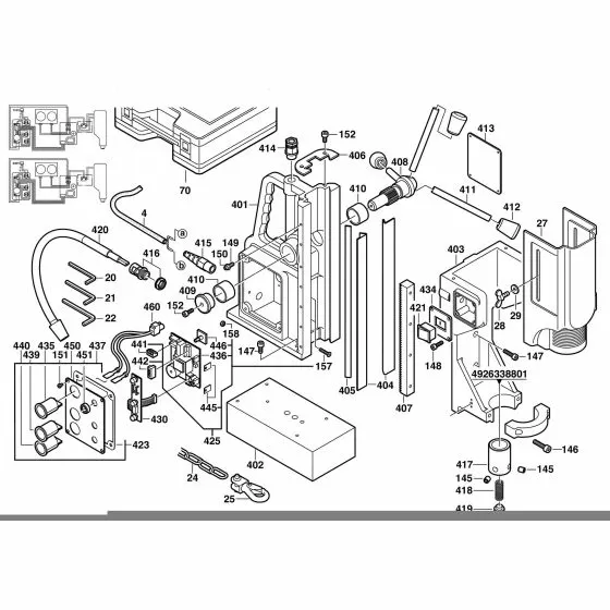 Milwaukee MD4-85 Spare Parts List