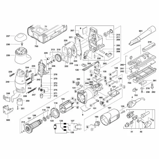 Milwaukee FSPE 110 X Spare Parts List Type: 4000381013