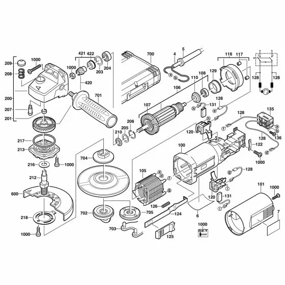 Milwaukee AG 12 Spare Parts List Type: 4000385461