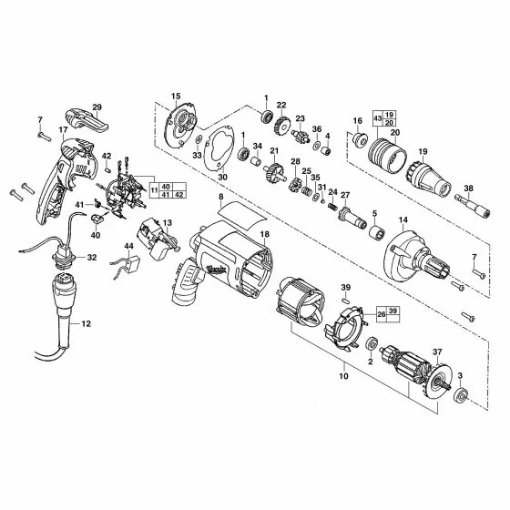 Milwaukee TKSE 2500 Q Spare Parts List Type: 4000384516