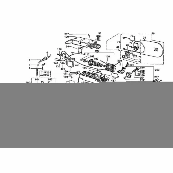 Milwaukee HBSE75S Spare Parts List