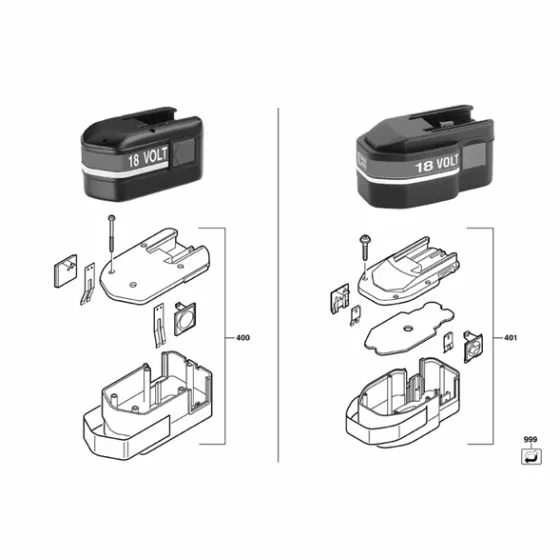 Milwaukee MXS18 Spare Parts List